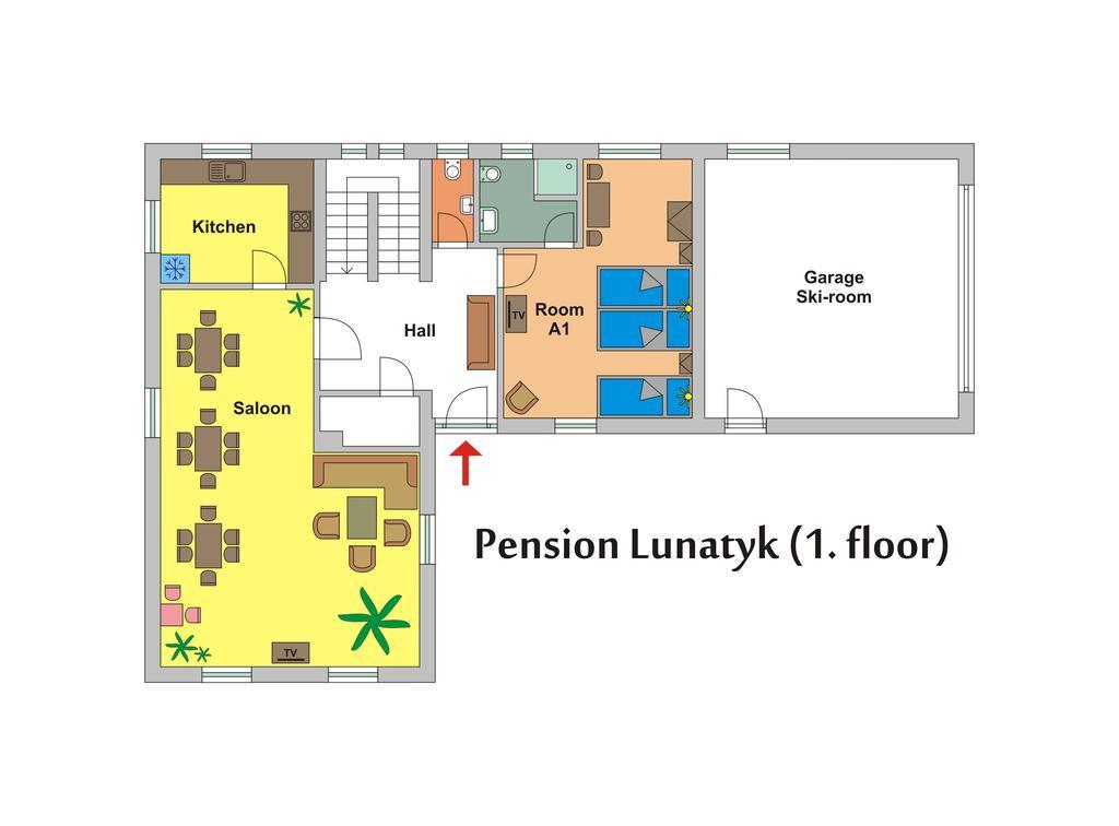 Pension Lunatyk Liptovský Mikuláš Exteriér fotografie